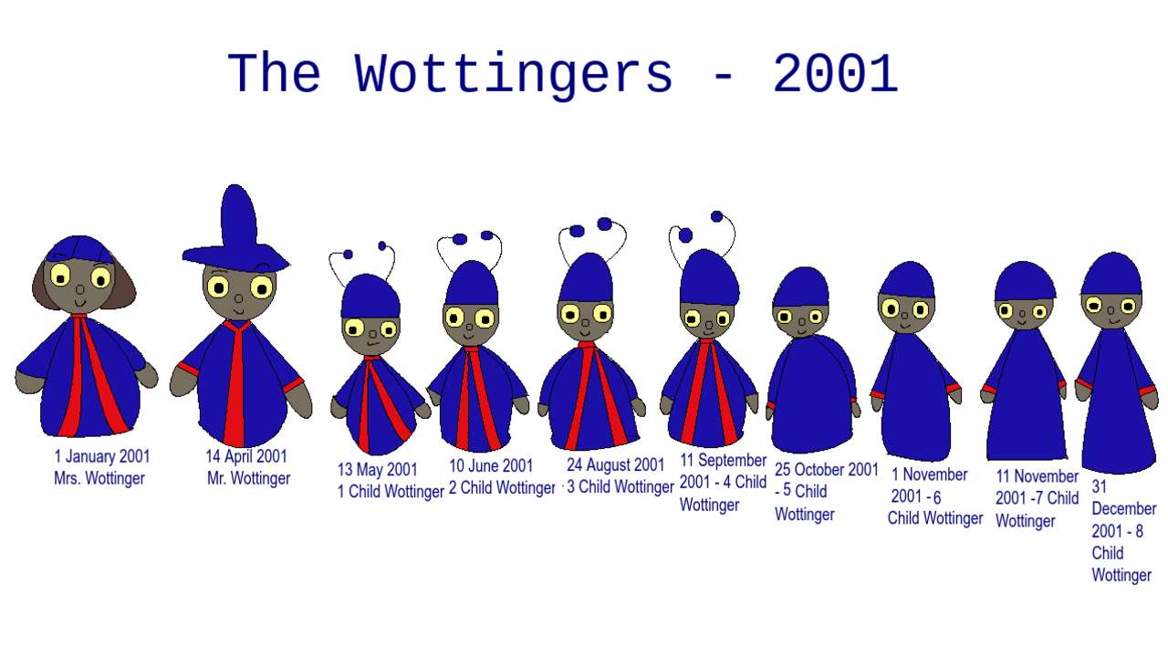 The Wottingers - 2001 pussel på nätet