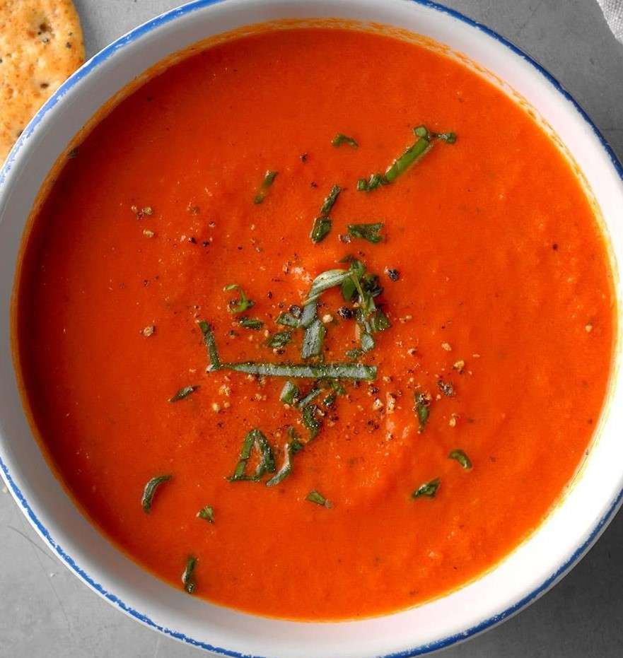 Soupe de tomate puzzle en ligne