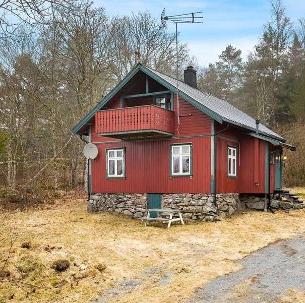 Casa de férias na Escandinávia quebra-cabeças online