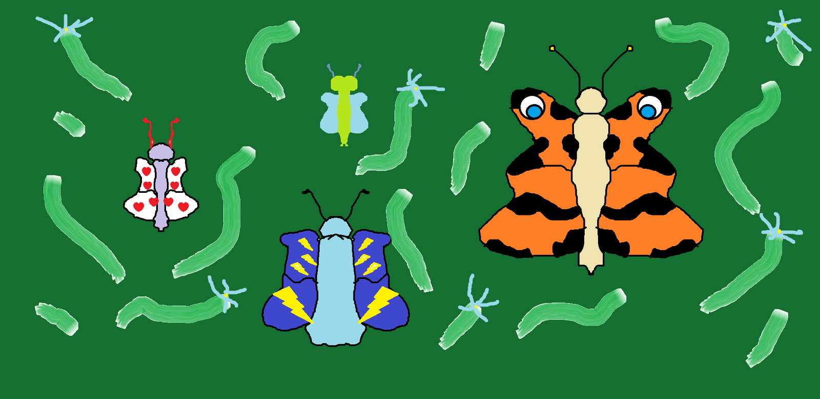insetti della foresta puzzle online