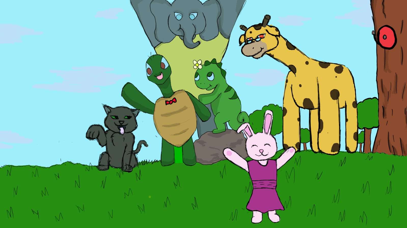 Fabel voor kinderen van zes tot drie jaar online puzzel