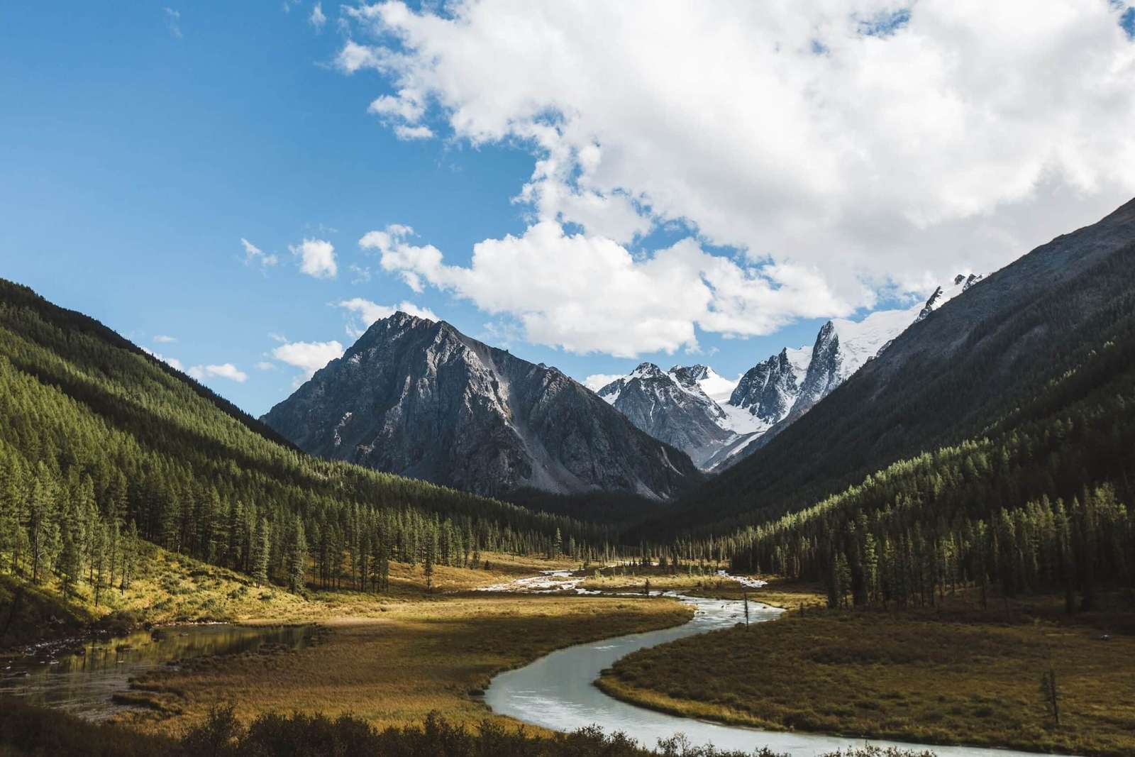 Altai landschap, Siberië online puzzel