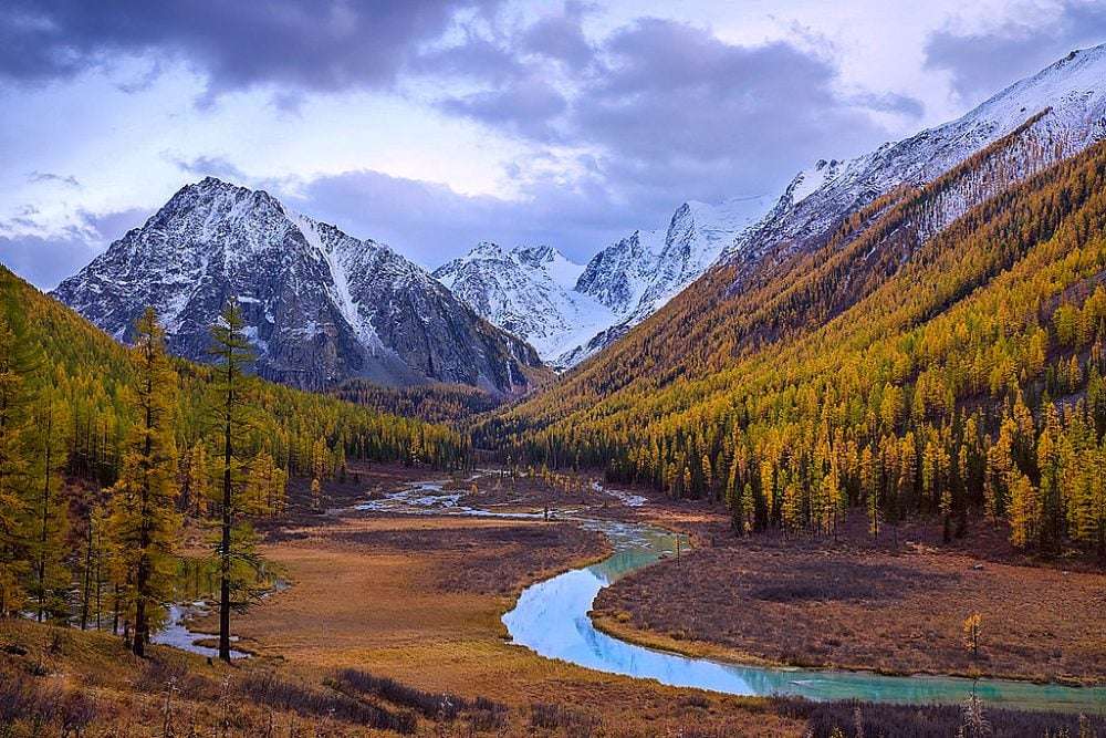 Altai-Landschaft, Sibirien Puzzlespiel online