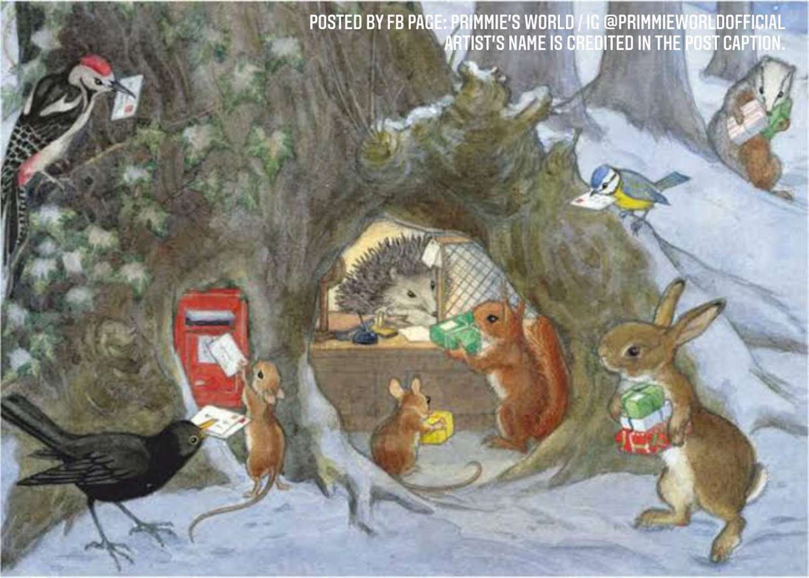 postagem de animais da floresta puzzle online