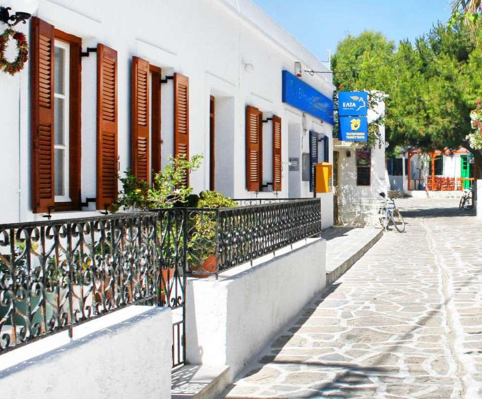 Улица в Греции онлайн-пазл