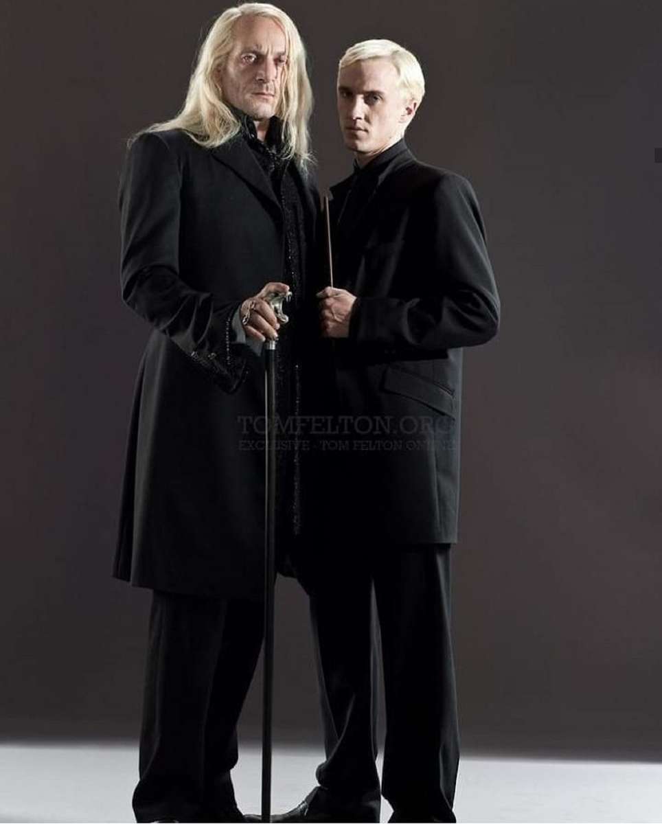 Lucius och Draco Malfoy pussel på nätet