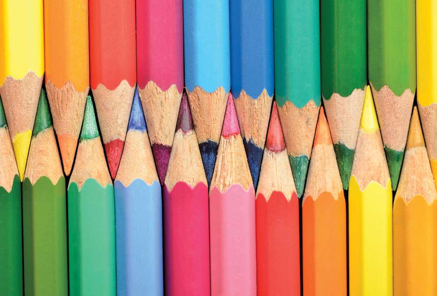 crayons de couleurs puzzle en ligne