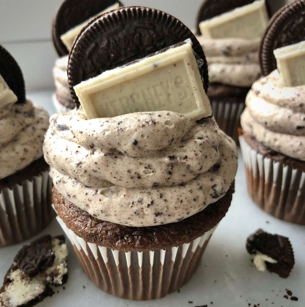 Hershey's Cookies and Cream Cupcakes pussel på nätet
