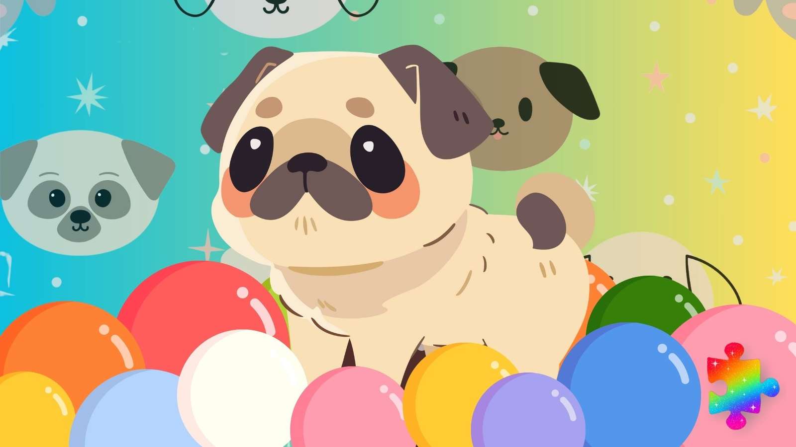 Ball Pit Puppy puzzle online