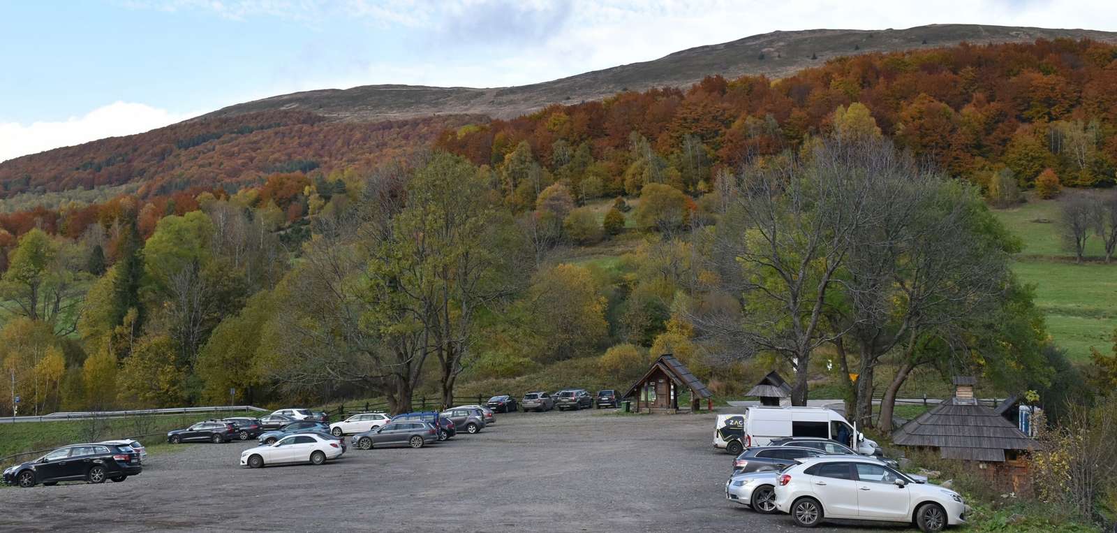 Есенни планини Биешчади онлайн пъзел