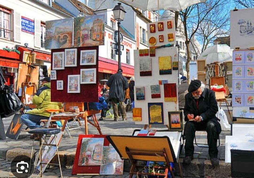 Montmartre Párizs online puzzle