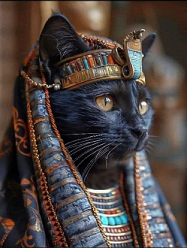 královská kočka skládačky online