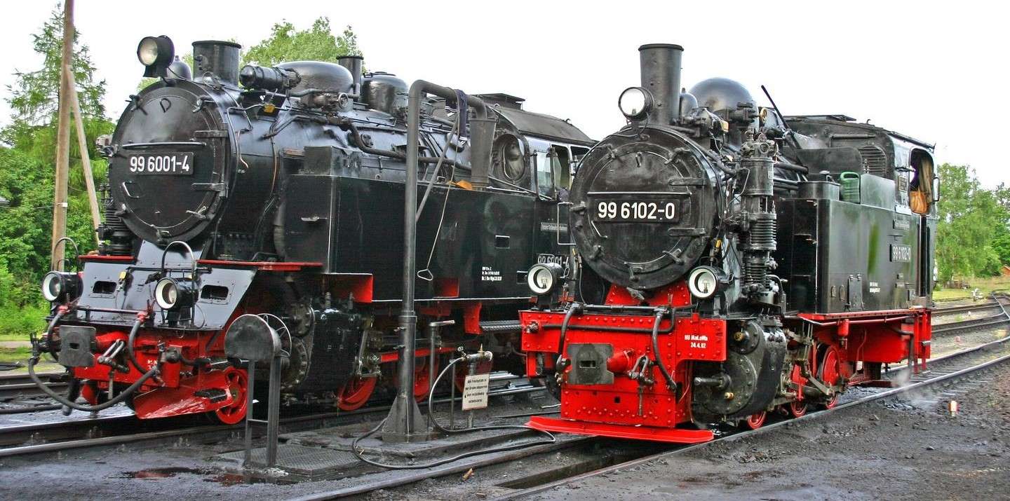 Historische Lokomotiven Online-Puzzle