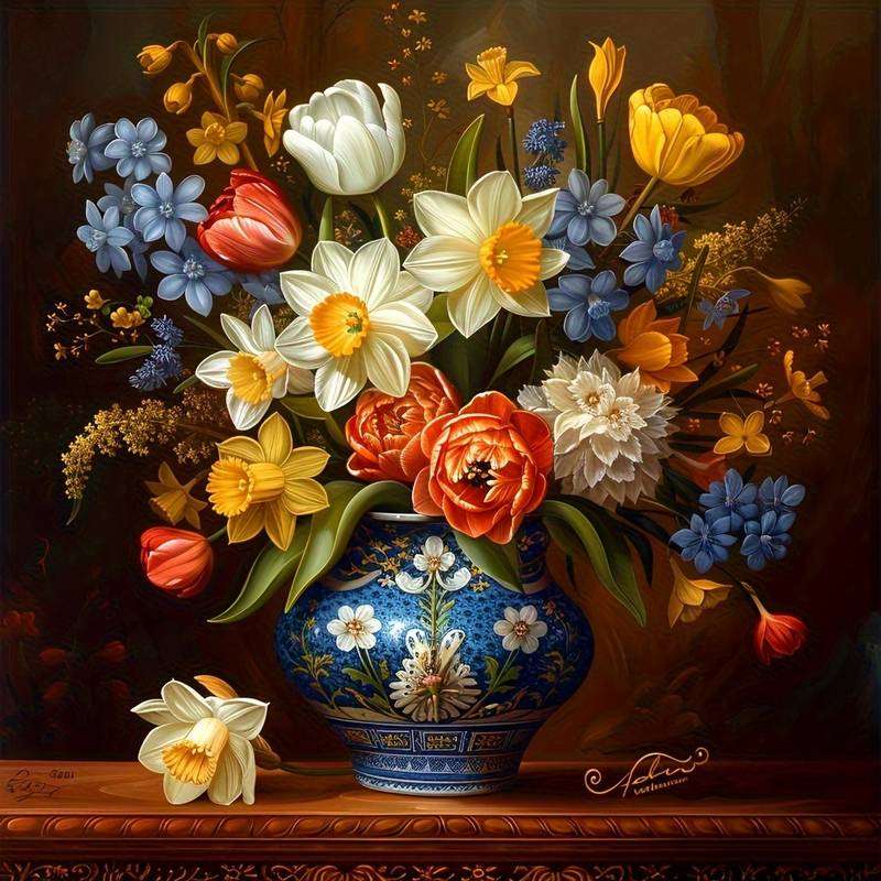 bouquet di fiori barocchi puzzle online