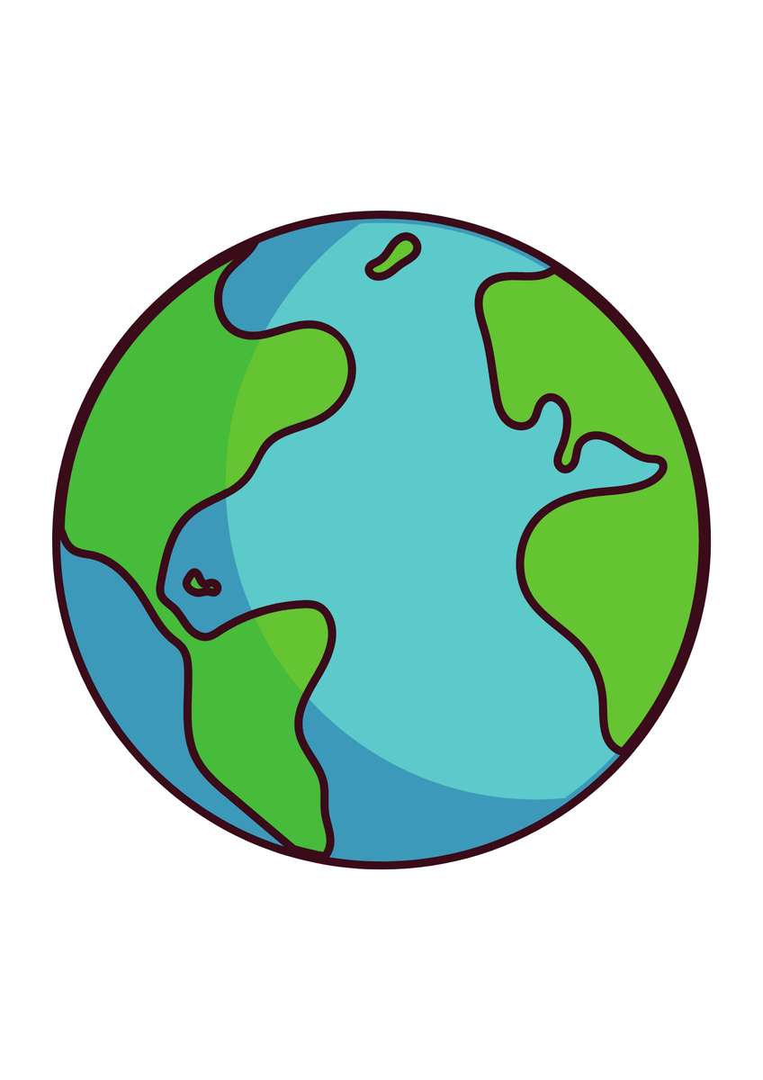 Föld bolygó online puzzle