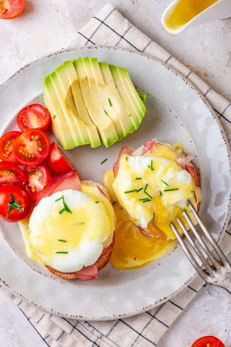 Αυγά Benedict Πρωινό παζλ online