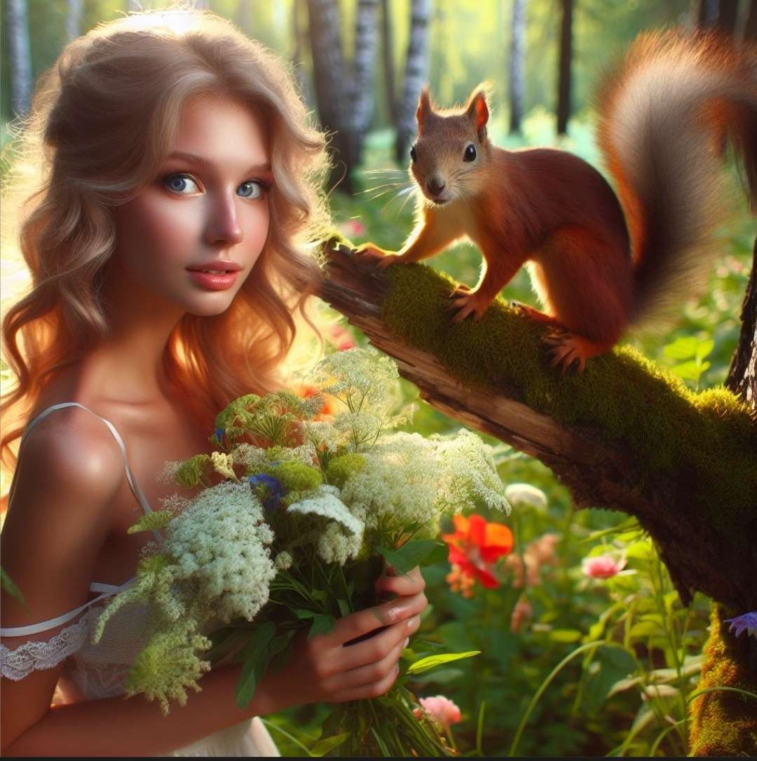 Forest girl Al jigsaw puzzle online