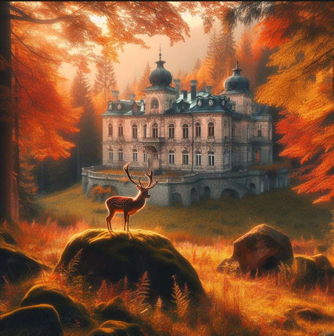アルを伐採した森の中の宮殿 オンラインパズル