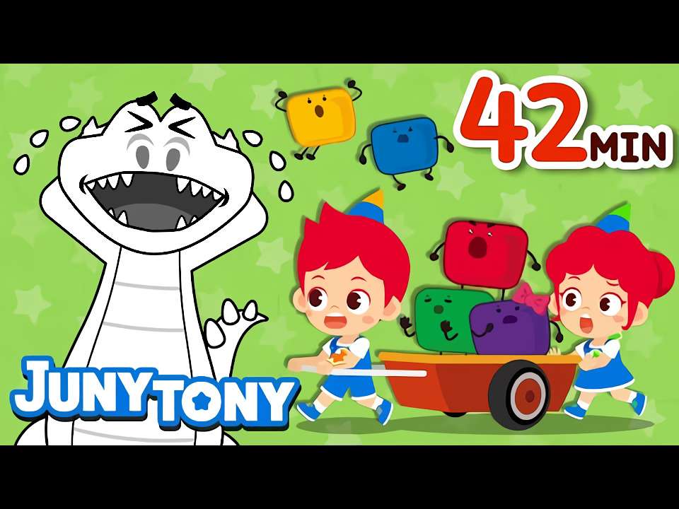 Culorile Juny și Tony puzzle online