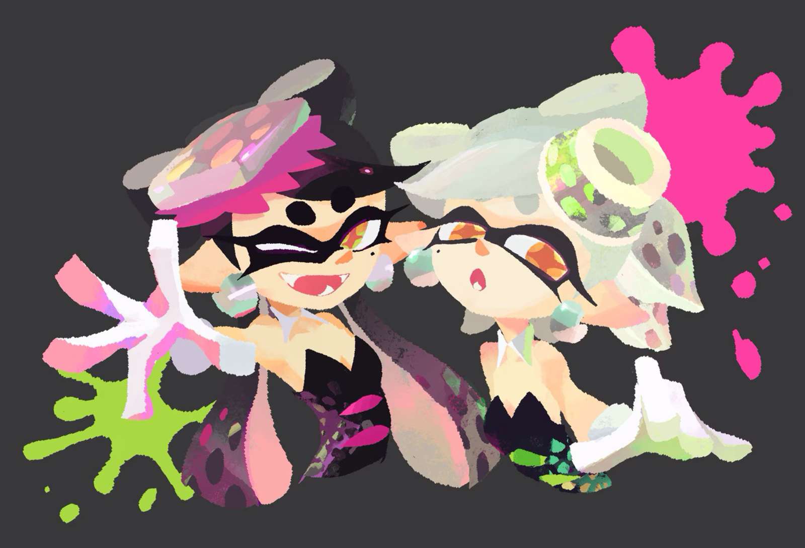 Squid Sisters (affisch) ❤️❤️❤️❤️ Pussel online