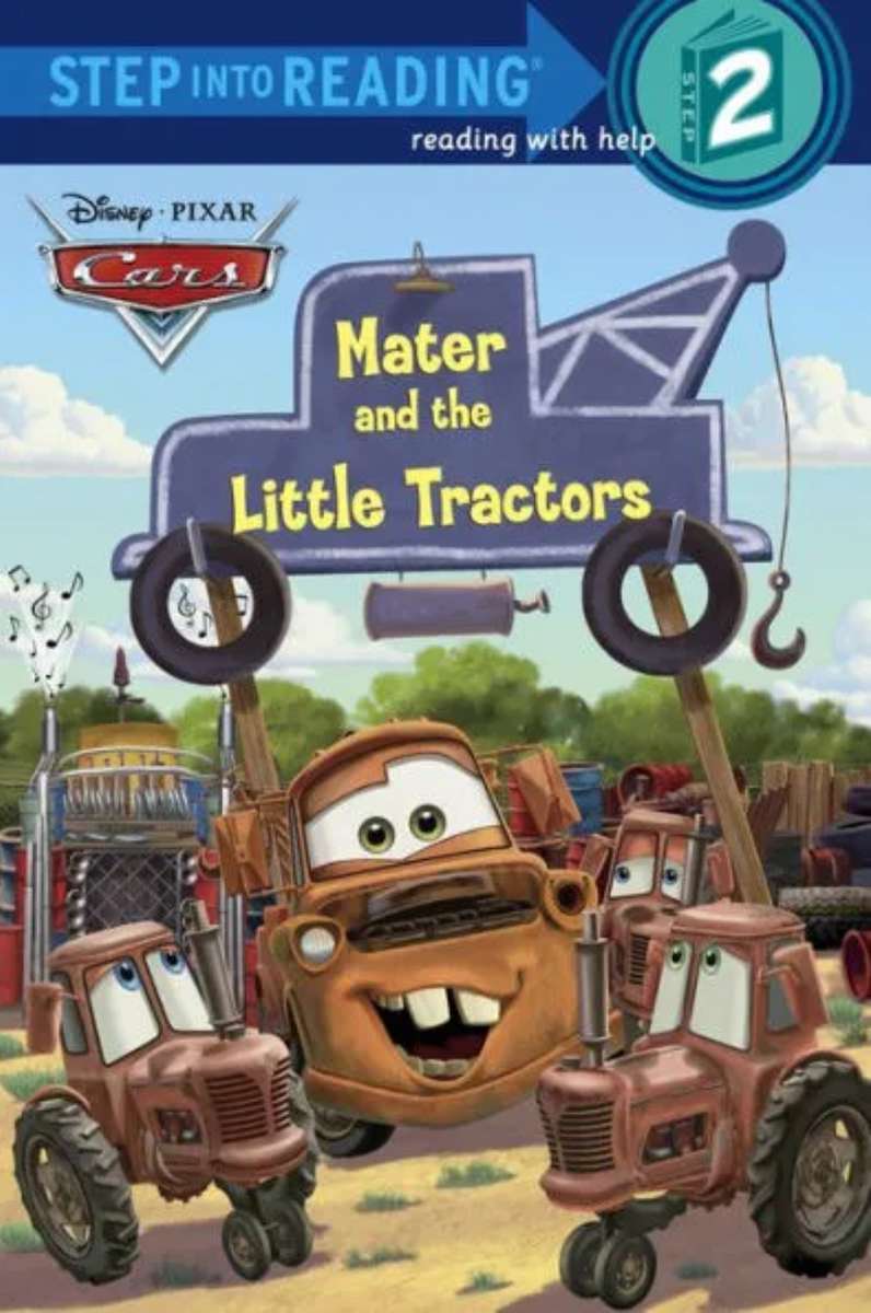 Mater and the Little Tractors (Book Cover) jigsaw puzzle online