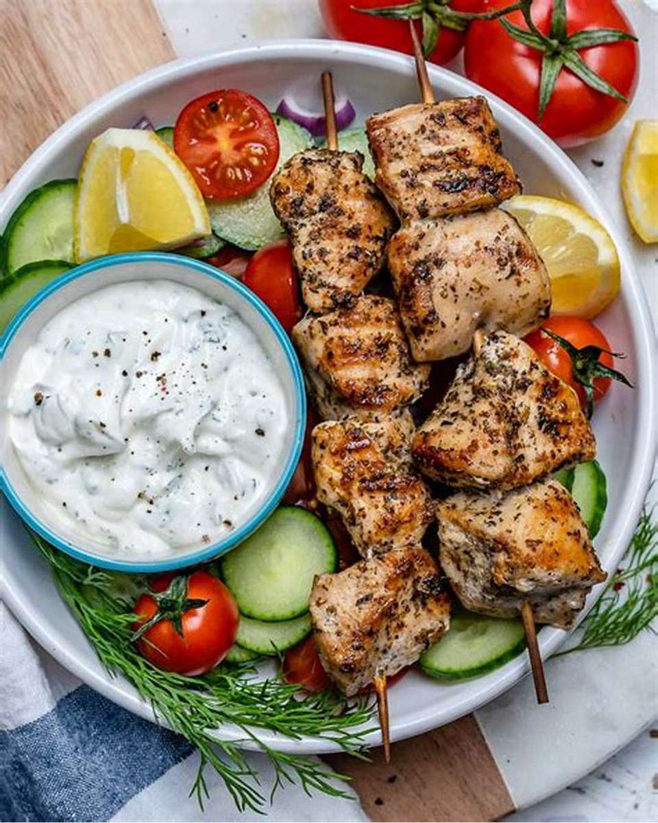 Kuřecí kebab skládačky online