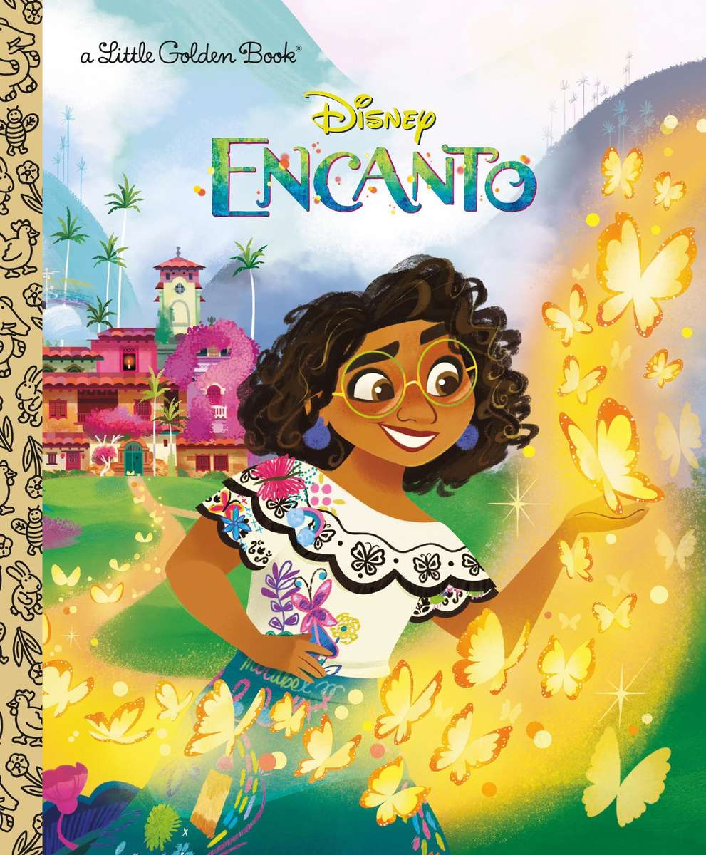 Disney Encanto lilla gyllene bok pussel på nätet