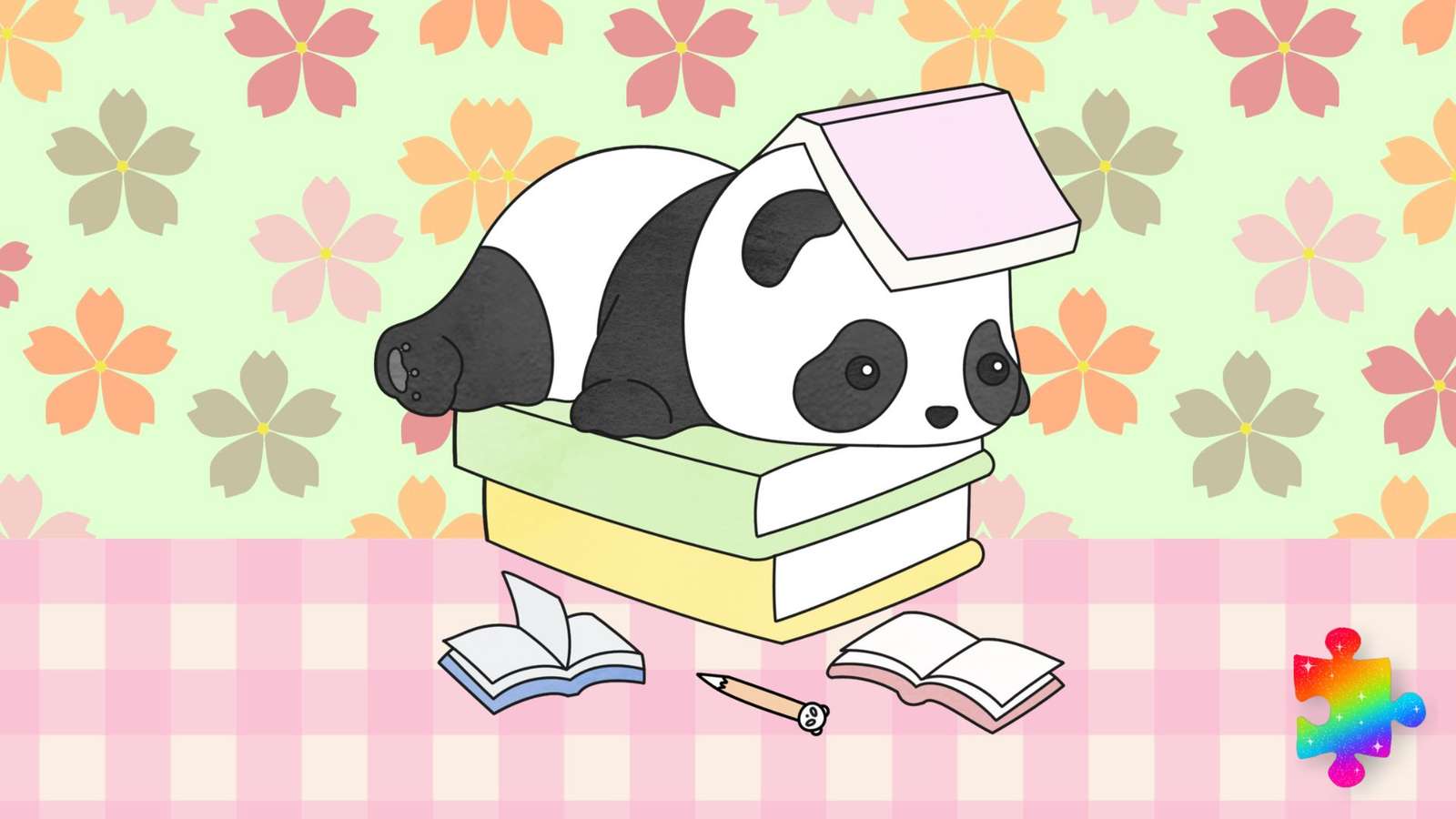 Estude Panda quebra-cabeças online