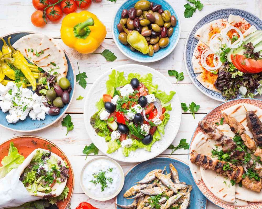 Řecké jídlo online puzzle