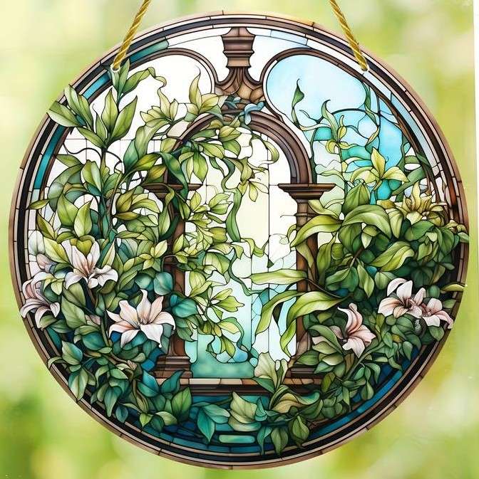 vetro colorato da appendere alla finestra puzzle online
