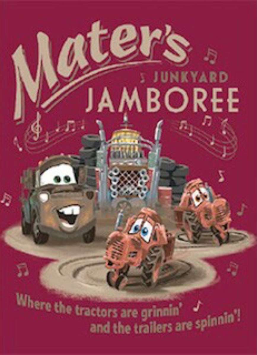 Jamboree del depósito de chatarra de Mater (póster) rompecabezas en línea