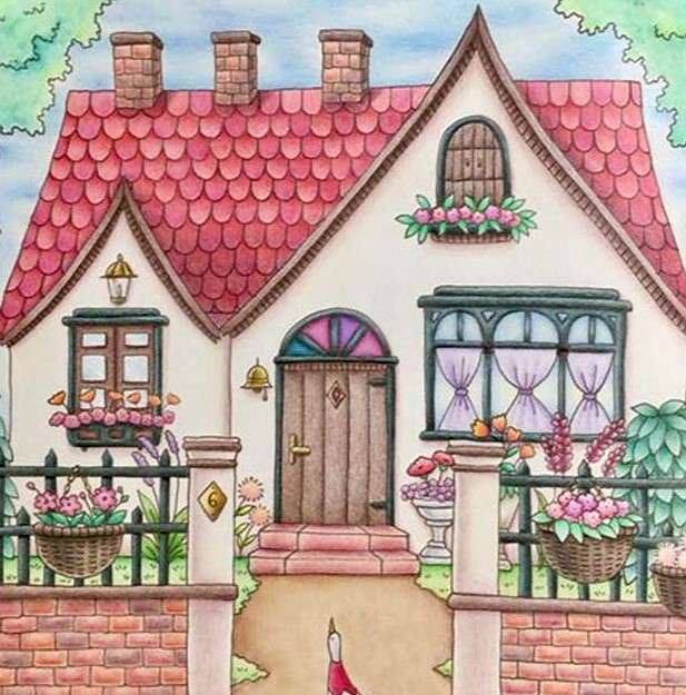 Illustration. House jigsaw puzzle online