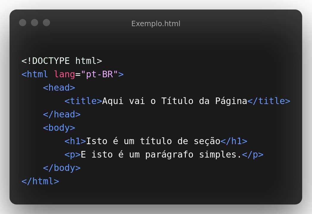 ESTRUTURA EM HTML kirakós online