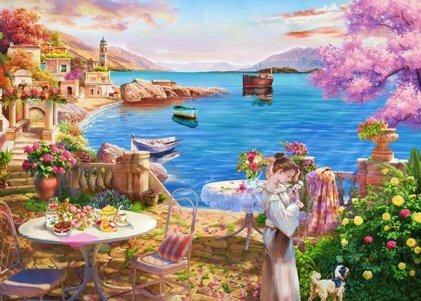 Afternoon Tea in Italy online puzzle
