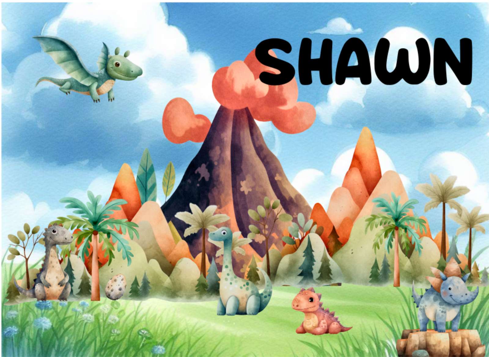 Dinosaurier Shawn Online-Puzzle