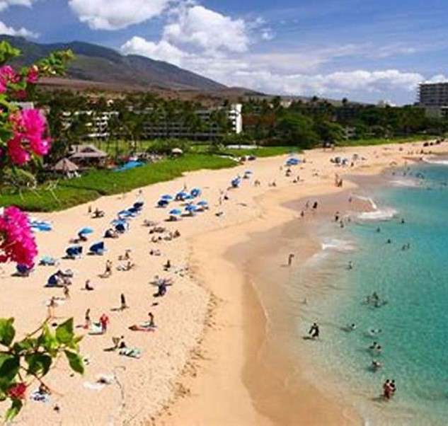 Ostrov Maui při západu slunce skládačky online