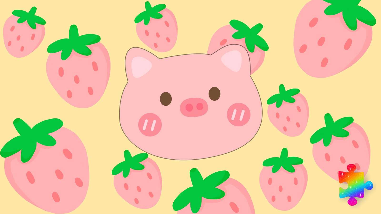 Pink Piggy online puzzle