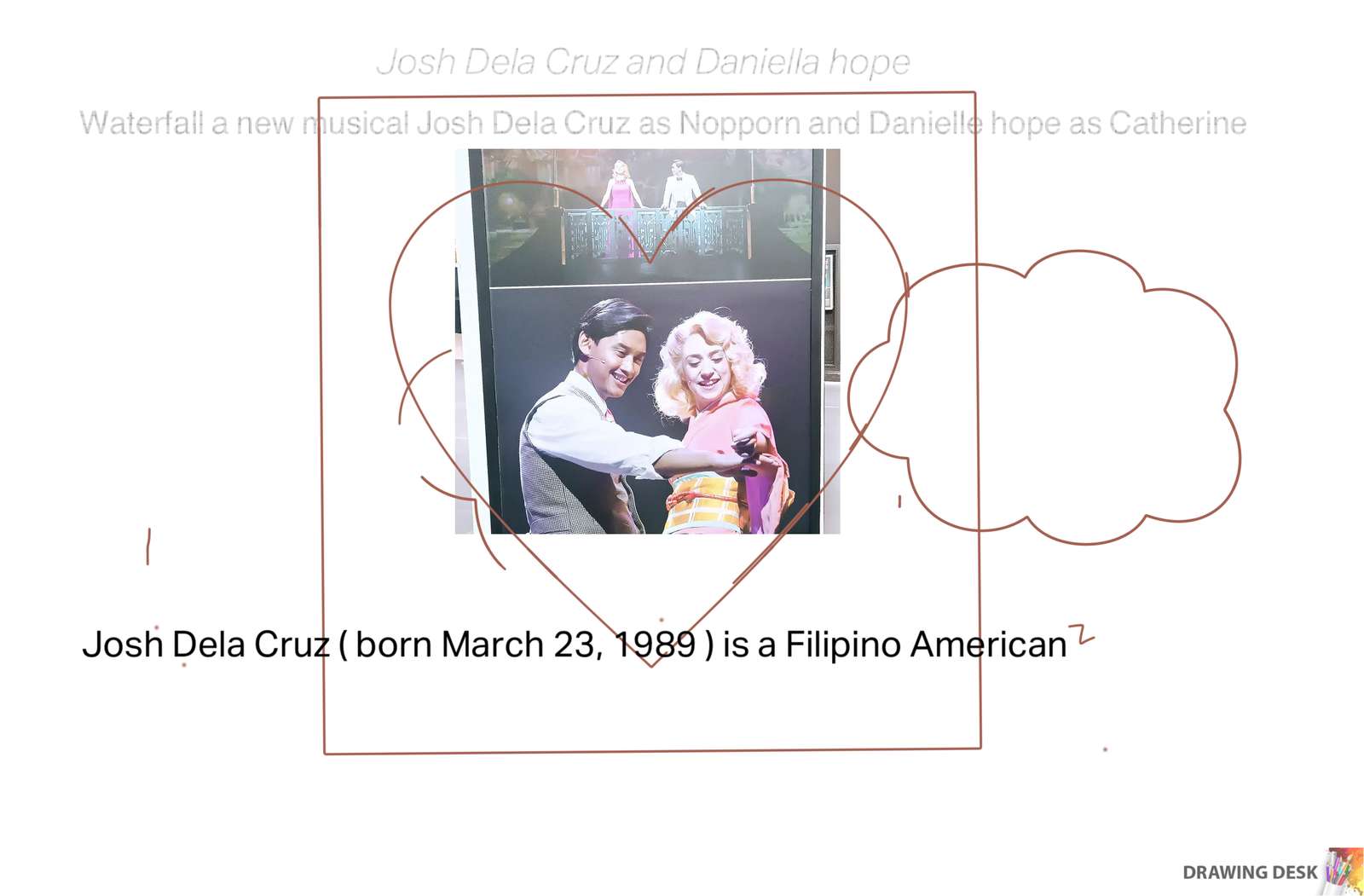Josh Dela Cruz e Daniella esperam puzzle online