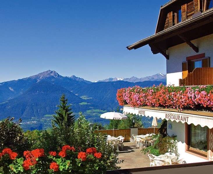 Terrasse Panorama Tyrol du Sud puzzle en ligne