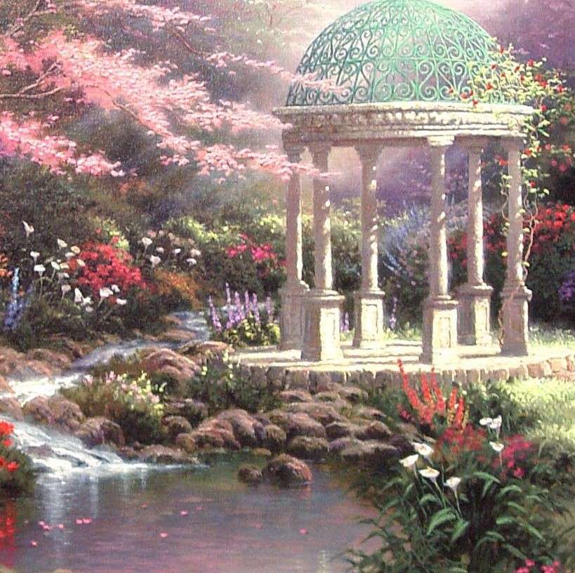 Gazebo în parc puzzle online