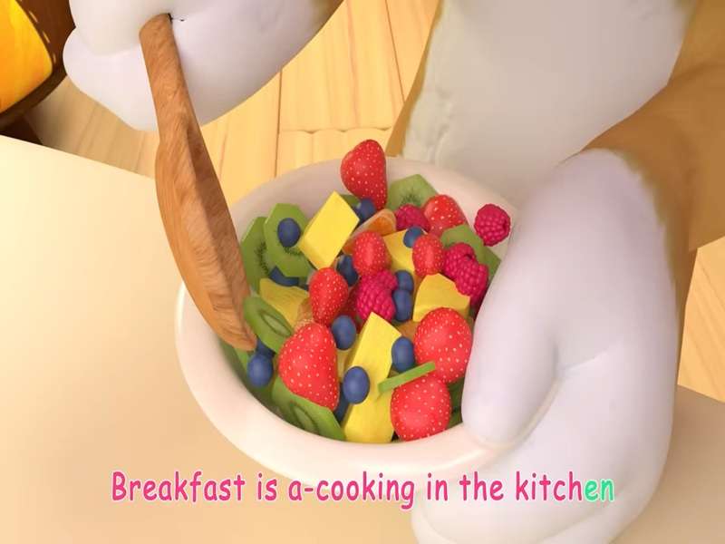 Cozinha para cozinhar café da manhã puzzle online