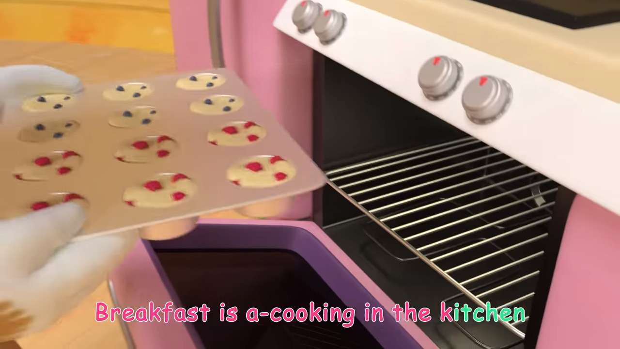 Kuchyně na vaření snídaně skládačky online