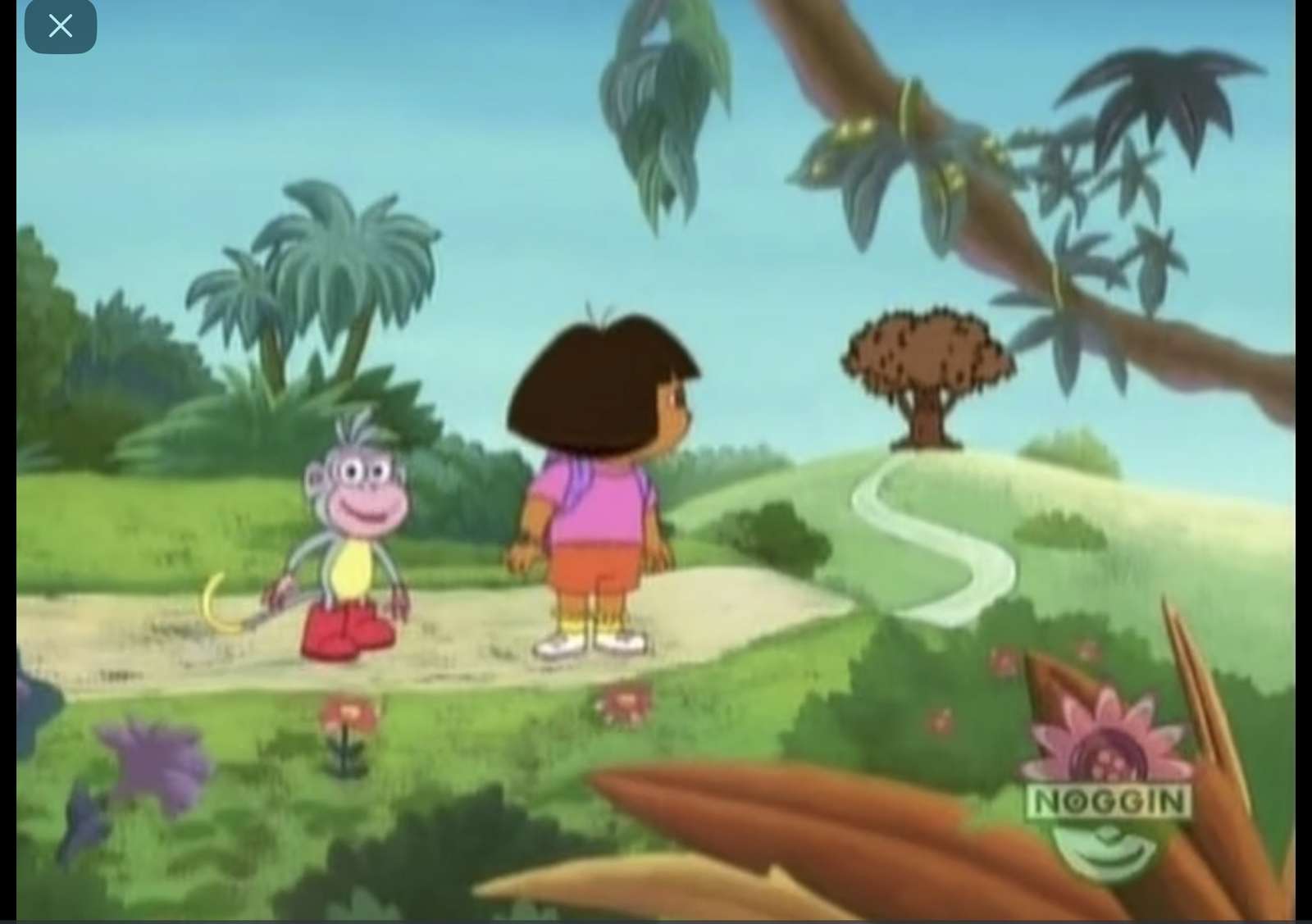 Dora, die Entdeckerin, der Schokoladenbaum Online-Puzzle