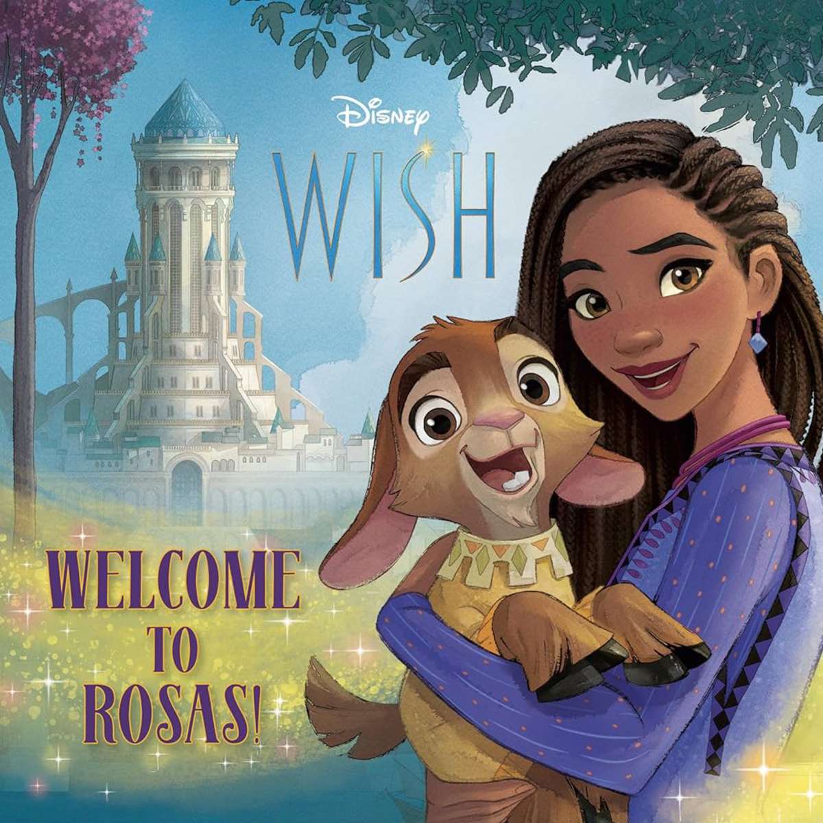 Добре дошли в Rosas! Корица на книгата (Disney Wish). онлайн пъзел