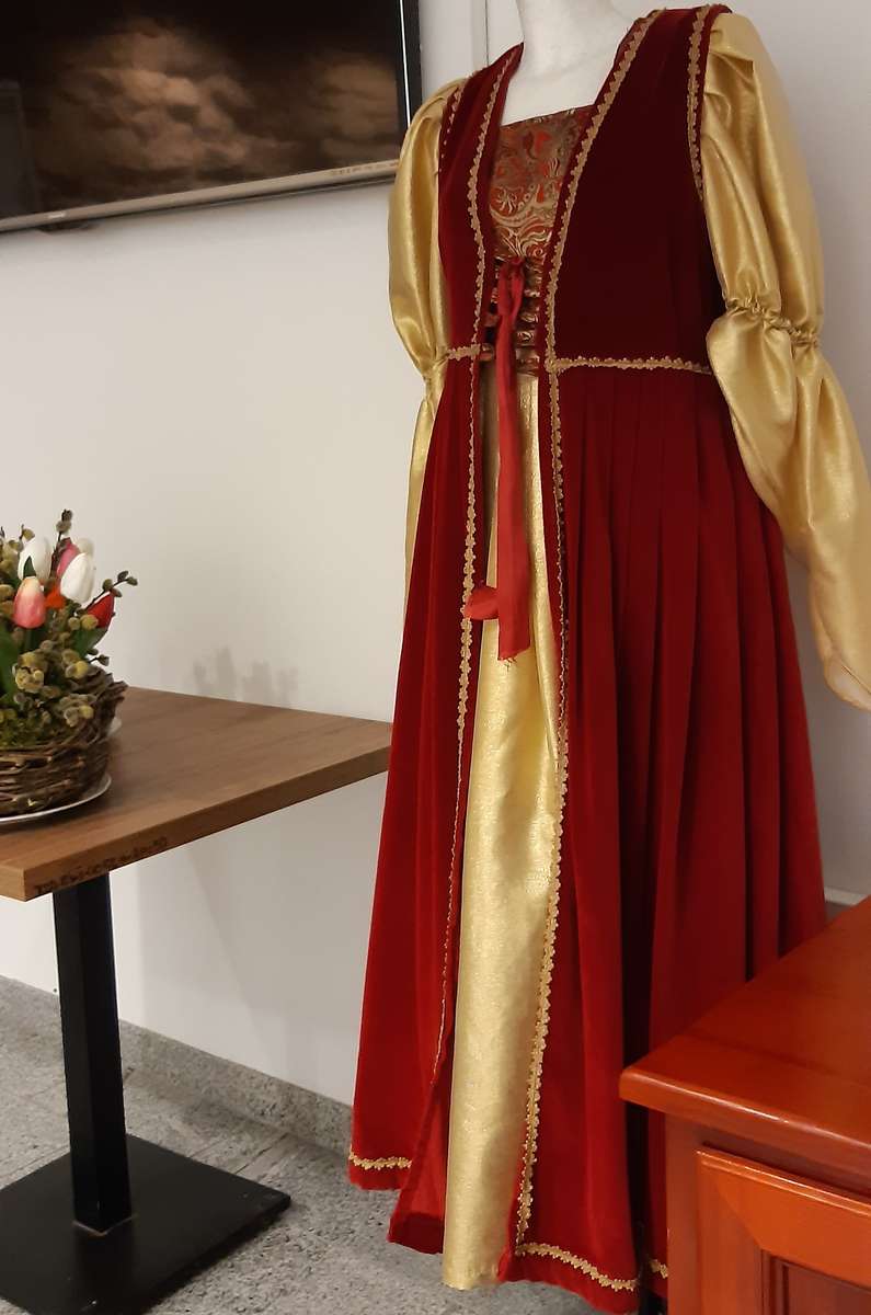 vestido de mujer vintage rompecabezas en línea