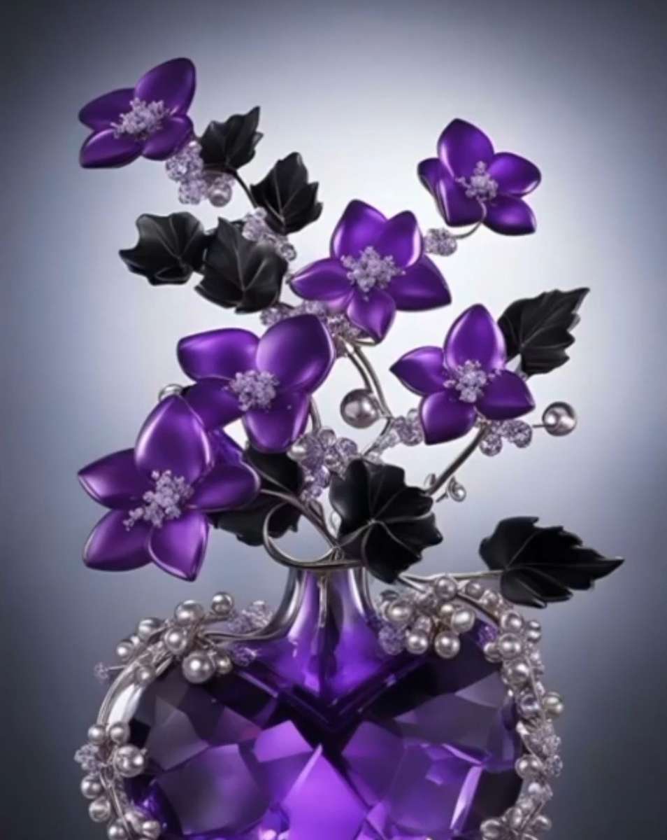 lila üveg apróság kirakós online