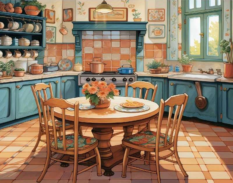 spaziosa cucina familiare puzzle online