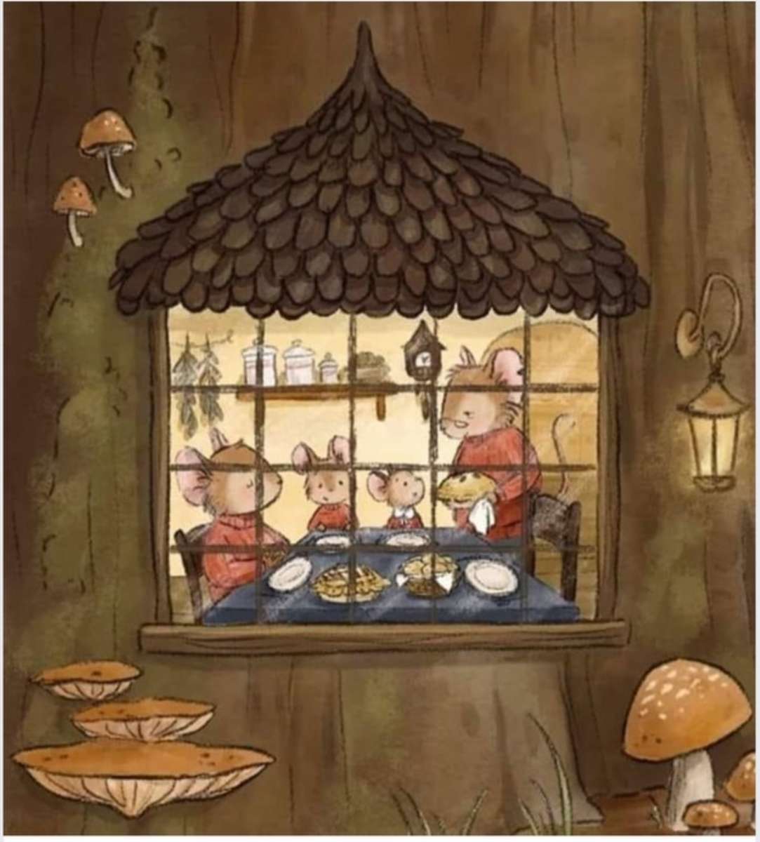 Ontbijt in de muizenhut legpuzzel online