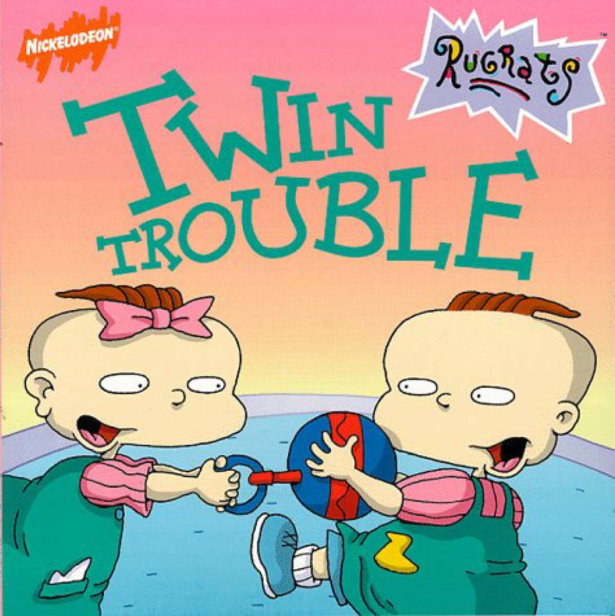 Copertina del libro Twin Trouble (Rugrats). puzzle online