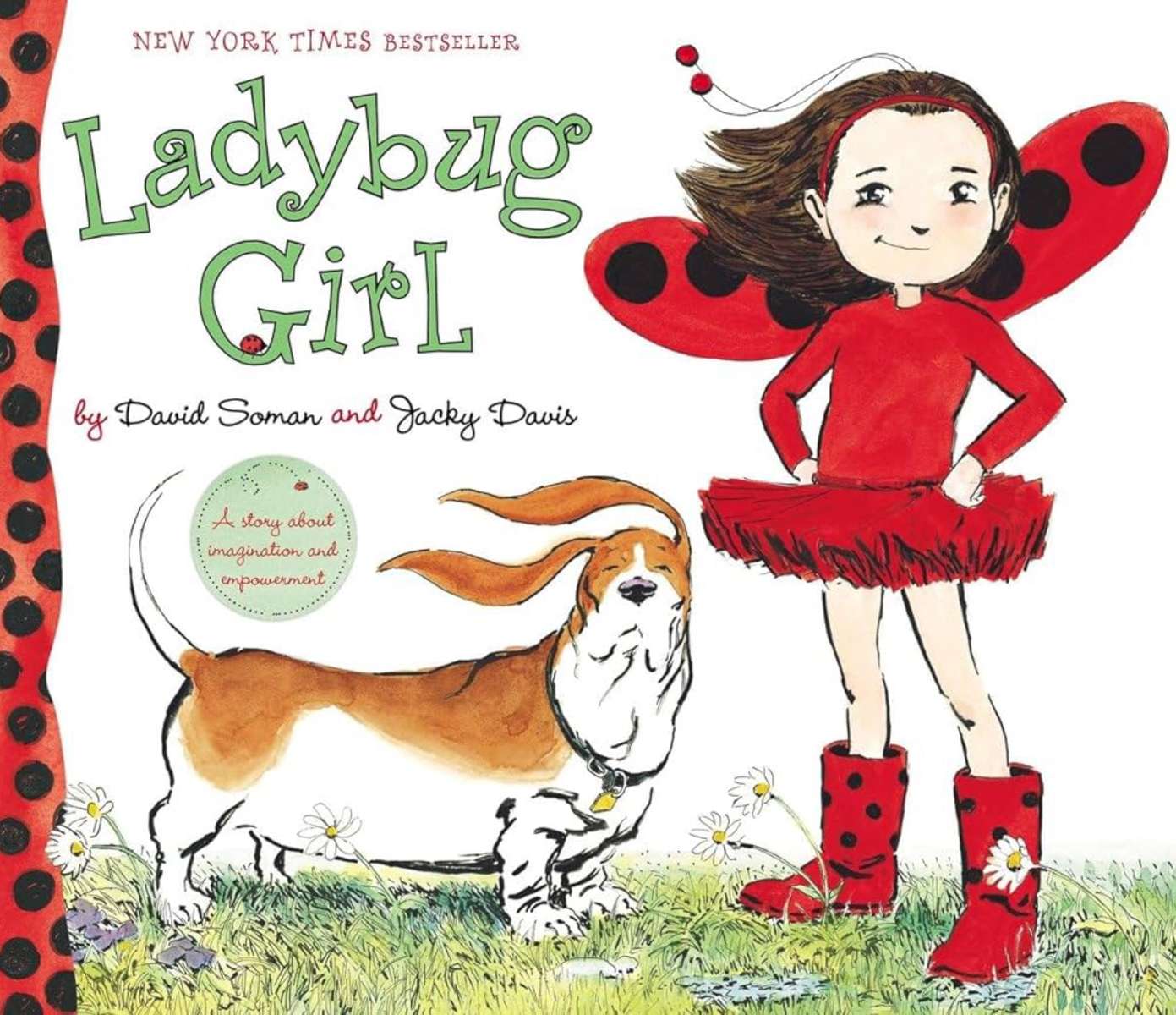 Ladybug Girl (Bokomslag) ❤️❤️❤️❤️ Pussel online